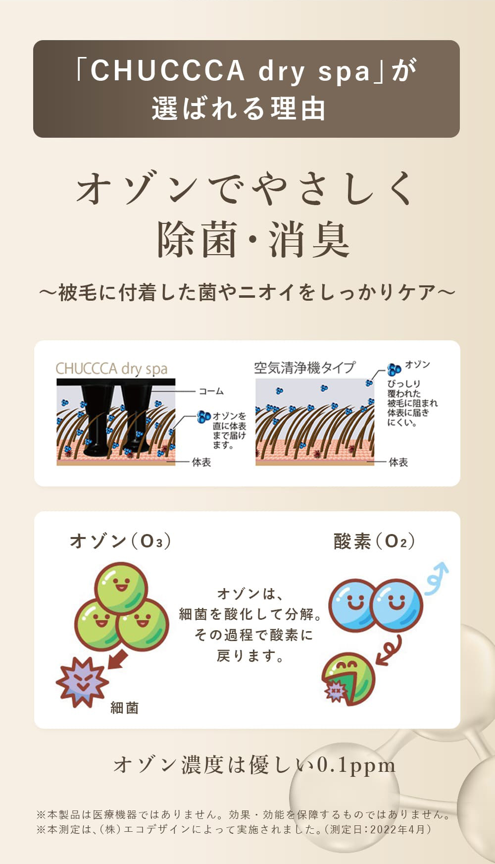 CHUCCCA dry spa が選ばれる理由